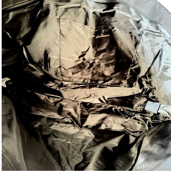 VICTORIA'S SECRET XL 2018 Black & Red Sequin Bling Glitter Weekend Tote Bag   ** - Picture 4 of 9